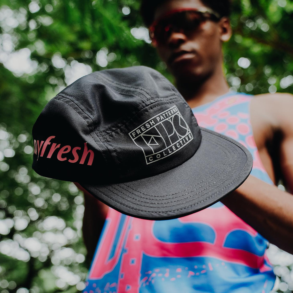 NIVELCRACK X FRESH PATTERNS COLLECTIVE - CAP BLACK