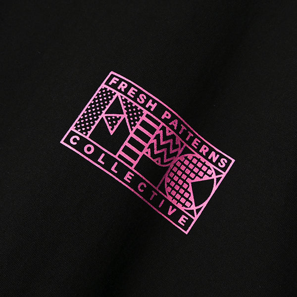 NIVELCRACK X FRESH PATTERNS COLLECTIVE - TEE BLACK