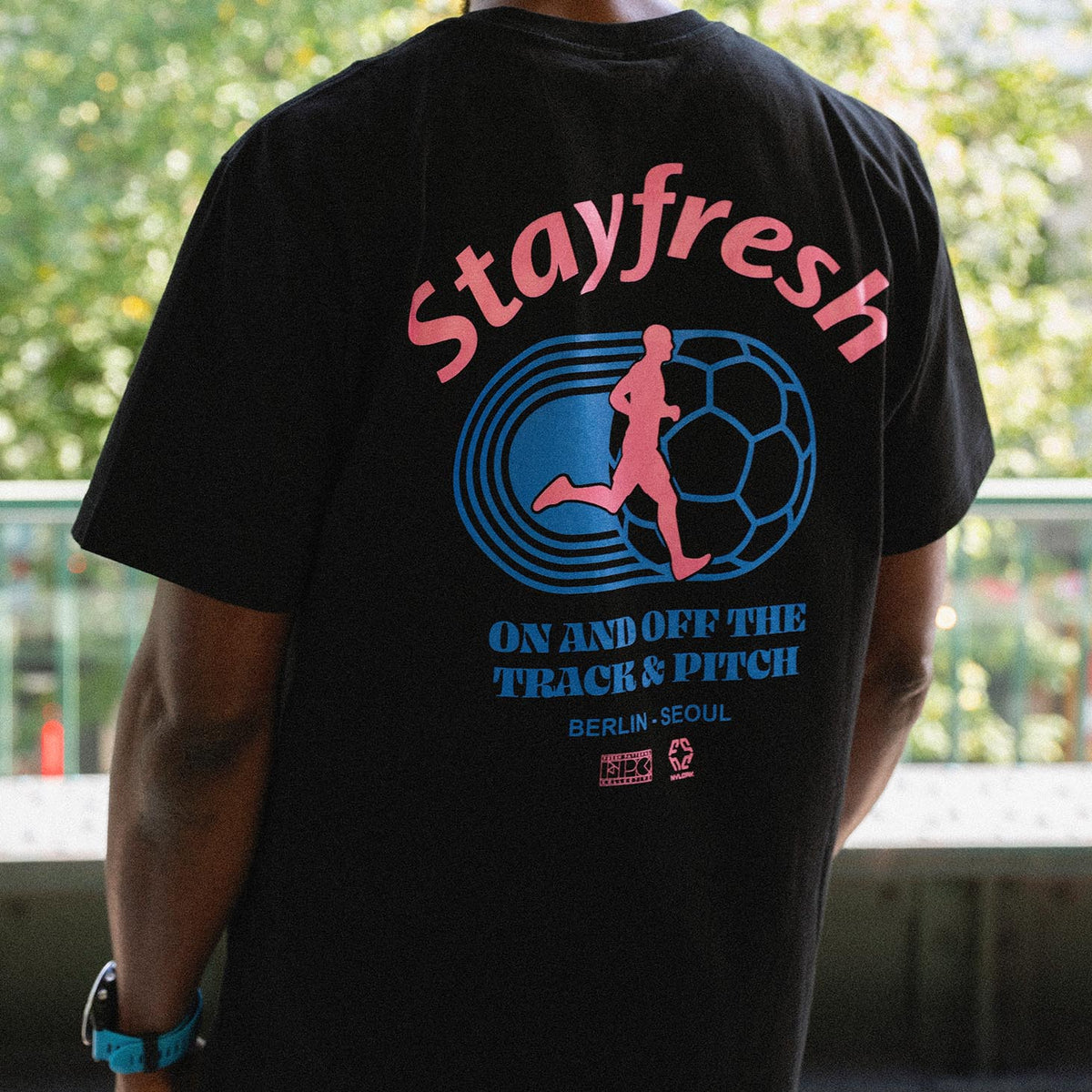 NIVELCRACK X FRESH PATTERNS COLLECTIVE - TEE BLACK